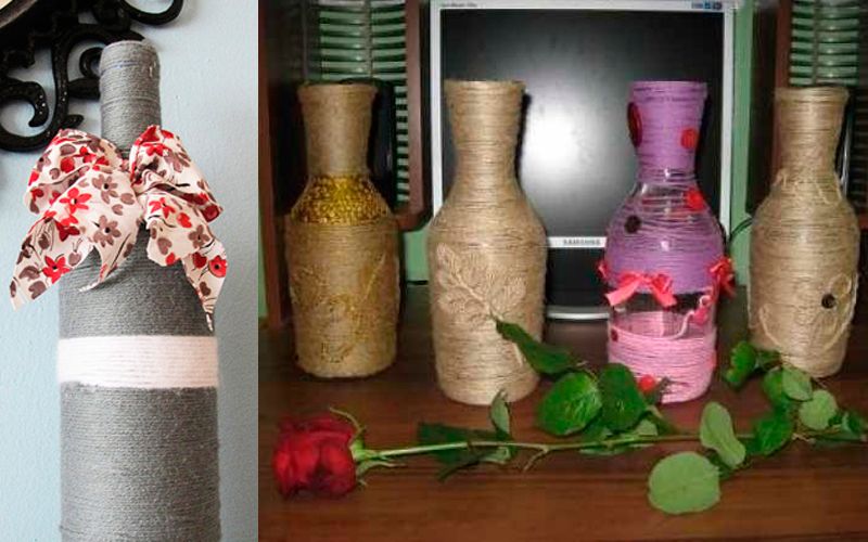 How to decorate a vase with your own hands - decor ideas