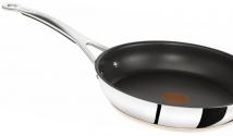 Teflon and ceramic coated frying pans
