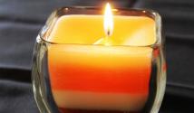 How to make a candle at home